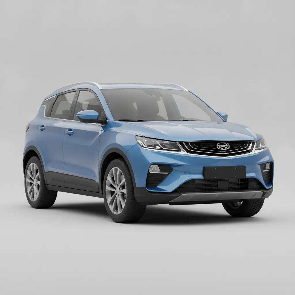 Автомобиль Geely на городской парковке — вскрытие без вреда кузову