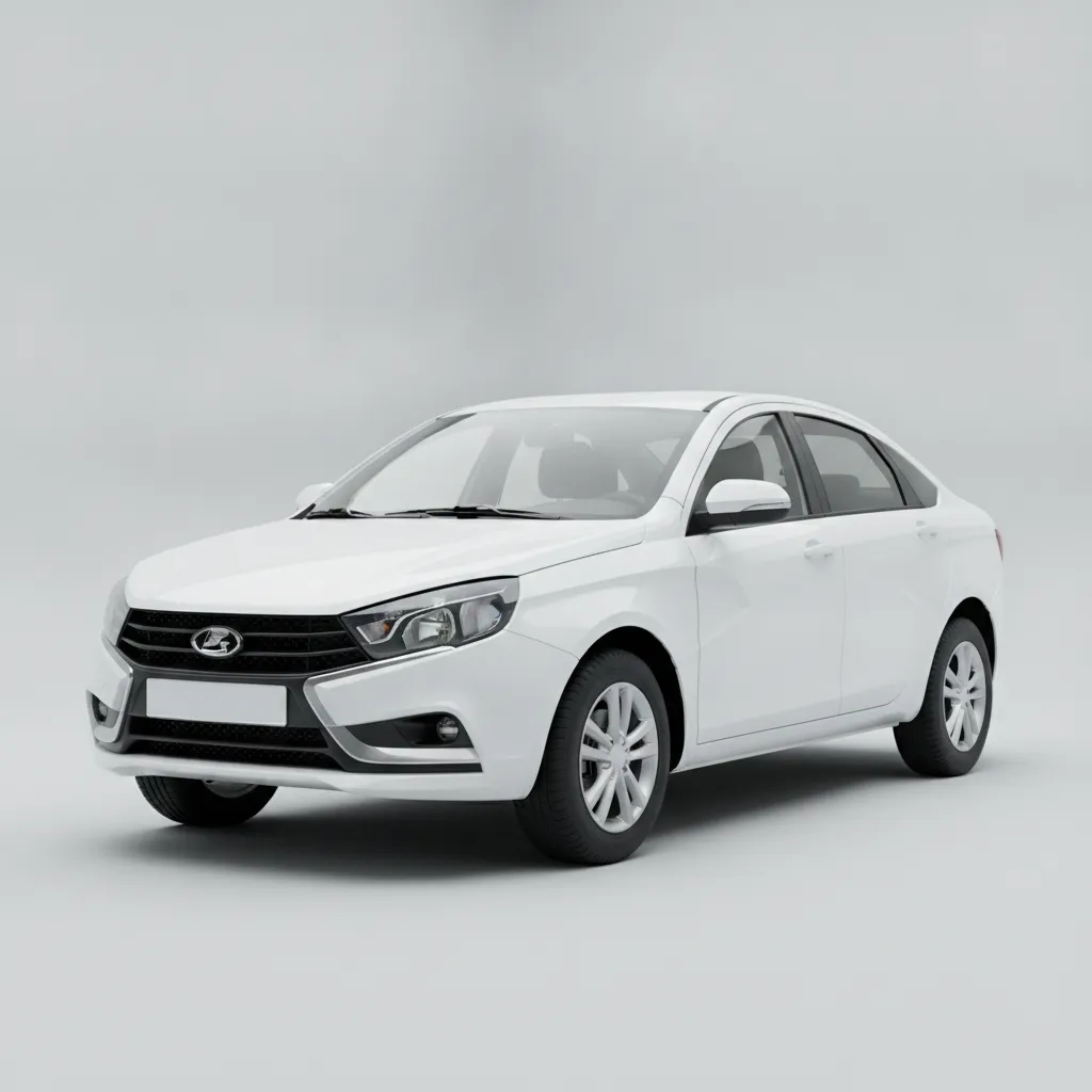 Автомобиль Lada (ВАЗ) на городской парковке — вскрытие без вреда кузову