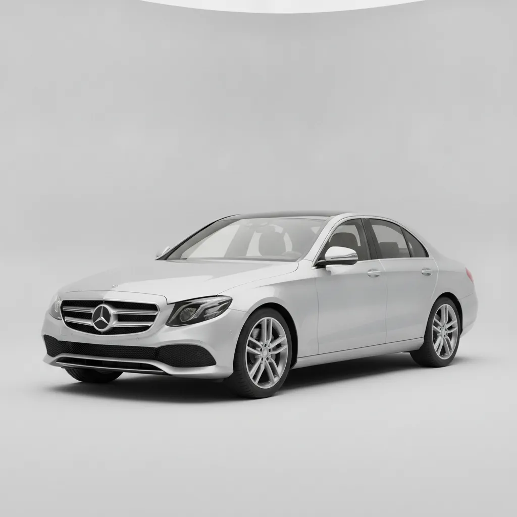 Автомобиль Mercedes-Benz на городской парковке — вскрытие без вреда кузову