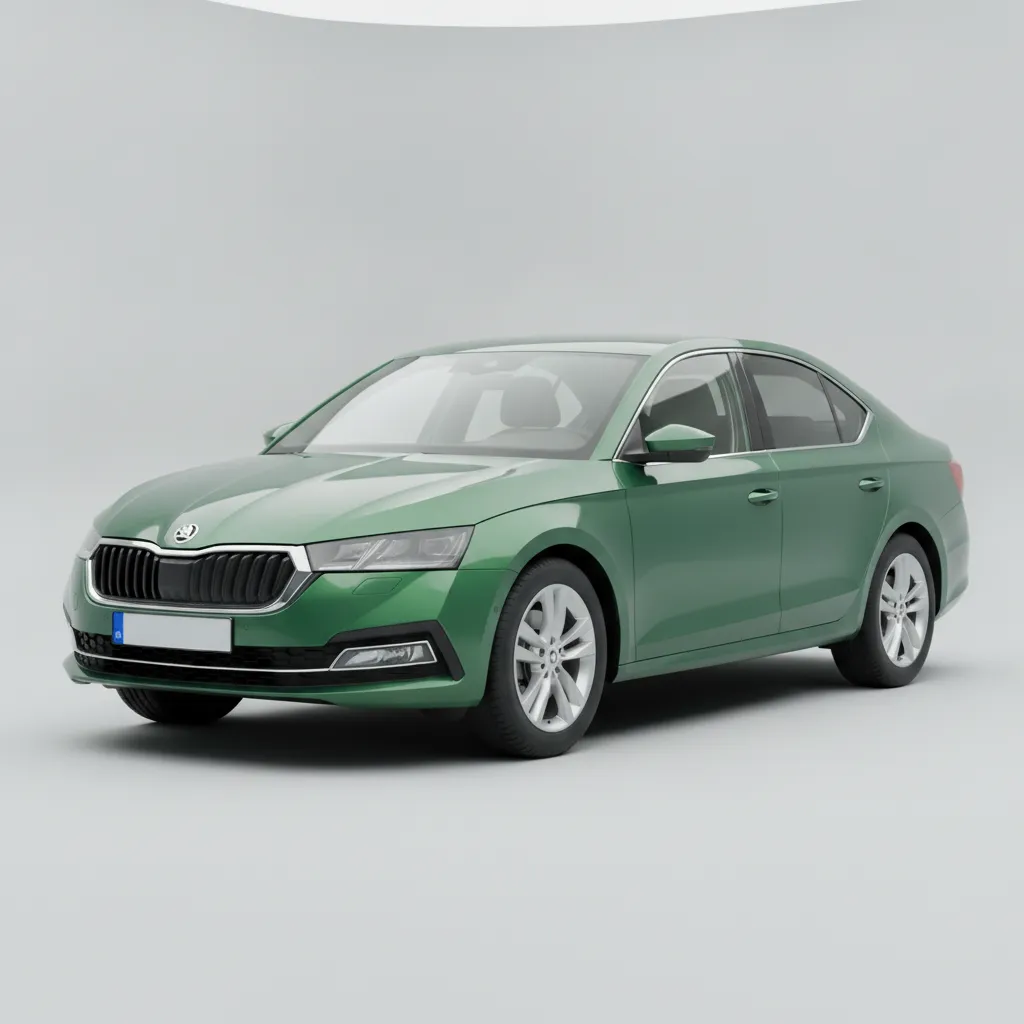 Автомобиль Škoda на городской парковке — вскрытие без вреда кузову